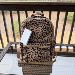 Freshly Picked Leopard Print Backpack Diaper Bag NWT